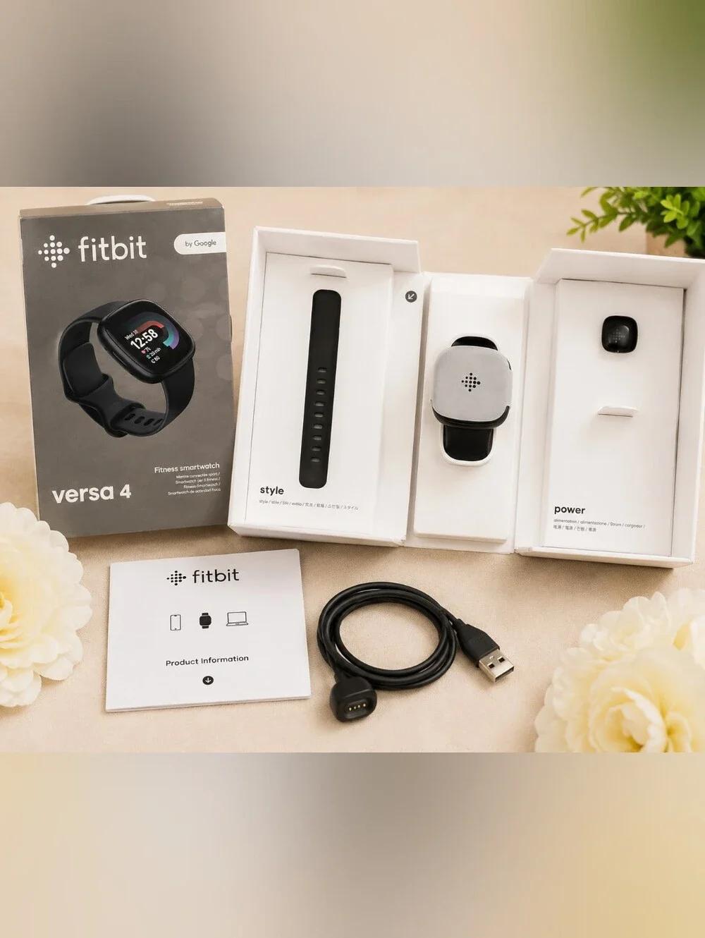 Fitbit Versa 4 Fitness Smartwatch – Black